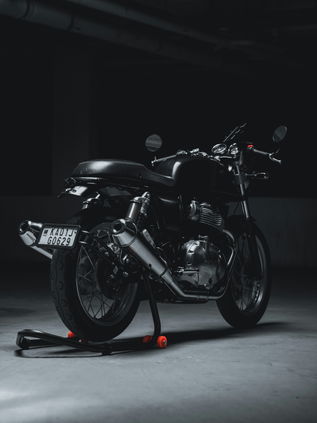Cafe-racer motorcycle