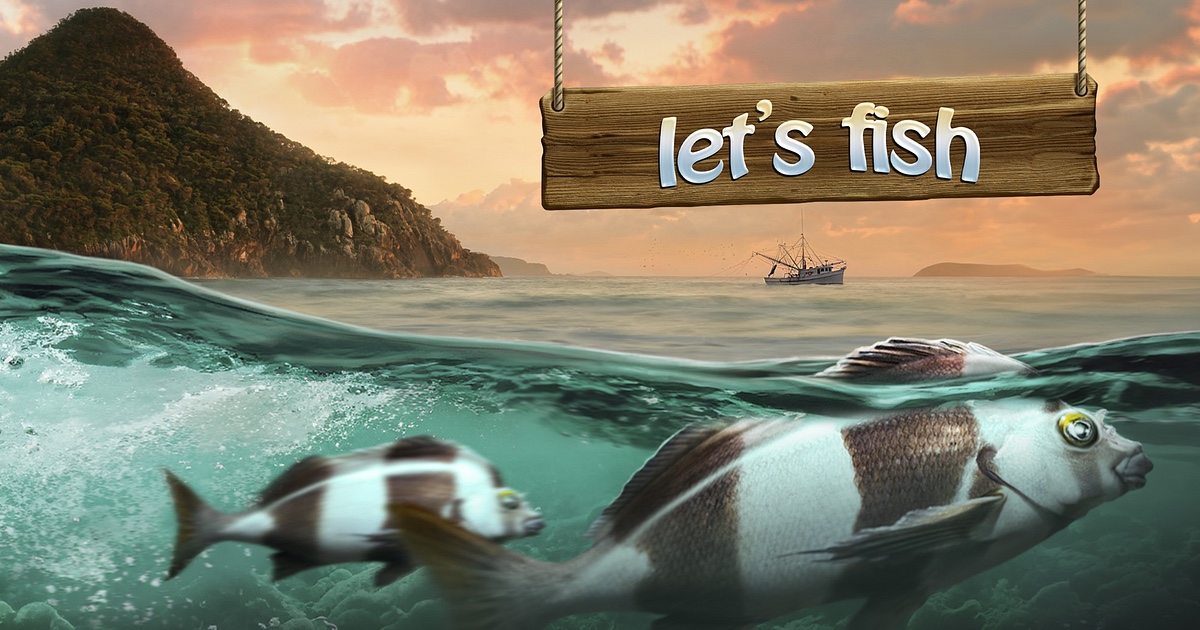 Let's Fish: Fishing Simulator promotional banner